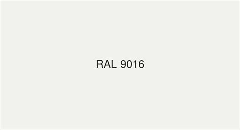 ral 9016 color chart.